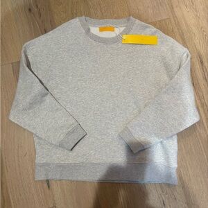 NWT Yelabel Unisex Gray Crewneck Sweater